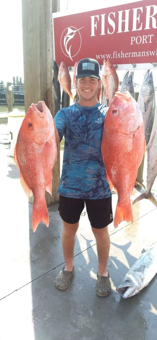 Red Snapper Fishing in Port Aransas, Texas