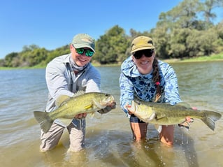 Airboat Guided Brazos River Fly Fishing