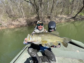 Largemouth Bass Fishing in Aquilla, Texas