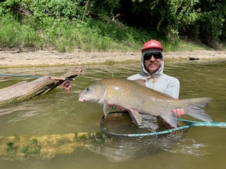 Carp Fishing in Aquilla, Texas