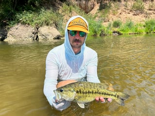 Airboat Guided Brazos River Fly Fishing