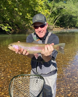 Rainbow Trout Fishing in Eureka Springs, Arkansas