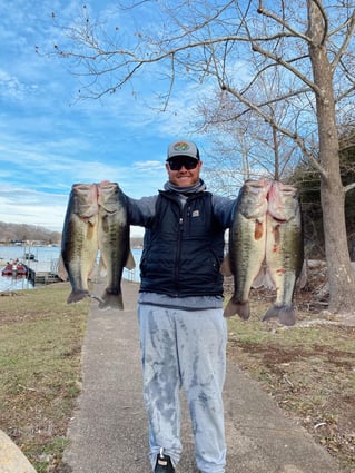 Largemouth Bass Fishing in Lake Ozark, Missouri