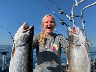 Chinook Salmon Fishing in Sheboygan, Wisconsin