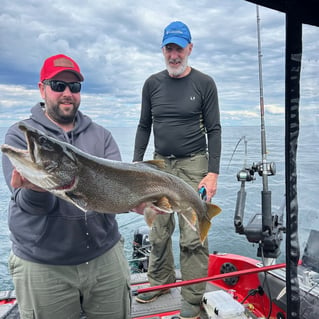 Lake Trout Trolling on Lake Ontario