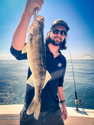 Walleye Fishing in Grand River, Ohio