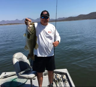 Bass Fishing at Lake Picachos, México