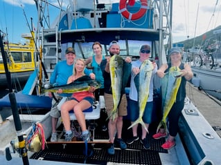 Mahi Mahi Fishing in Kapaʻa, Hawaii