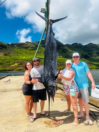 Swordfish Fishing in Kapaʻa, Hawaii