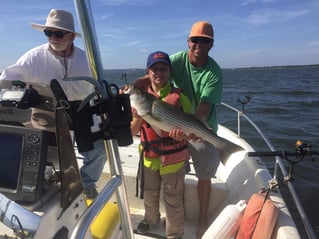 Hybrid Striped Bass Fishing in Burnet, Texas