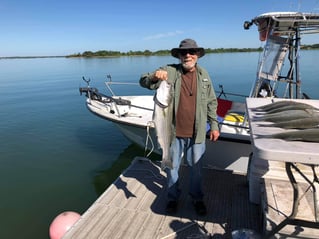 Striped Bass Fishing in Burnet, Texas