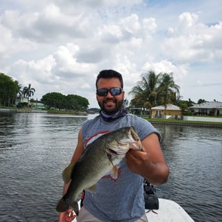 Largemouth Bass Fishing in Delray Beach, Florida