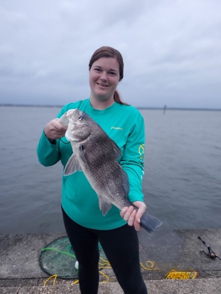 Black Drum Fishing in Gulfport, Mississippi