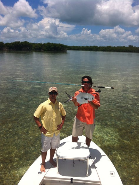 Permit Fishing in Cudjoe Key, Florida