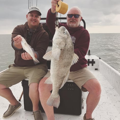 Black Drum, Speckled Trout Fishing in Rockport, Texas