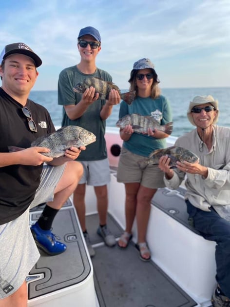 Black Drum Fishing in Murrells Inlet, South Carolina