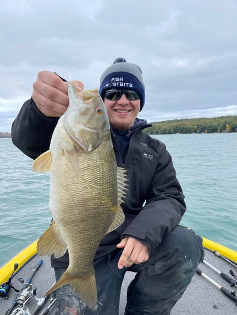 Traverse city smallmouth bass trip