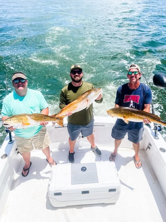 Redfish fishing charters biloxi