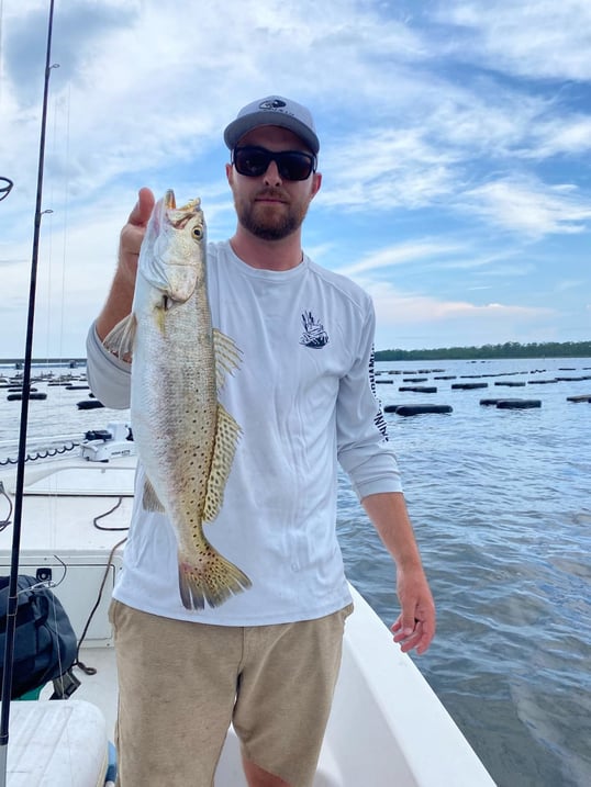 Speckled Trout Caught Near Pensacola, Florida