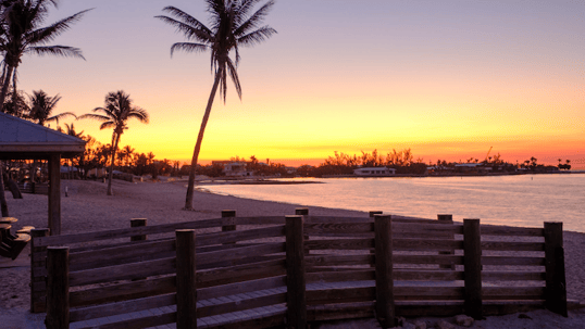 Sunset at Beach in Marathon, FL