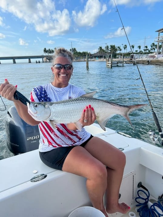 Tarpon Caught Near Marathon, FL