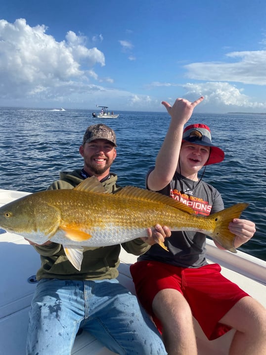 Redfish Caught Near Pensacola, Florida