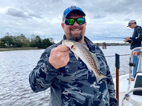 Speckled Trout Caught In Charleston