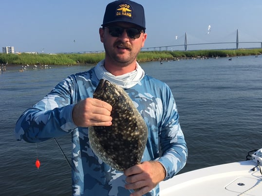 Flounder Caught In Charleston