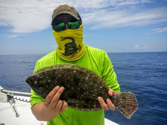 Flounder Caught In St. Petersburg, FL