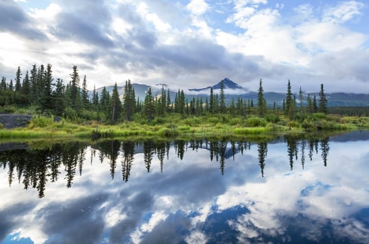 Photo of lake in Alaska, USA