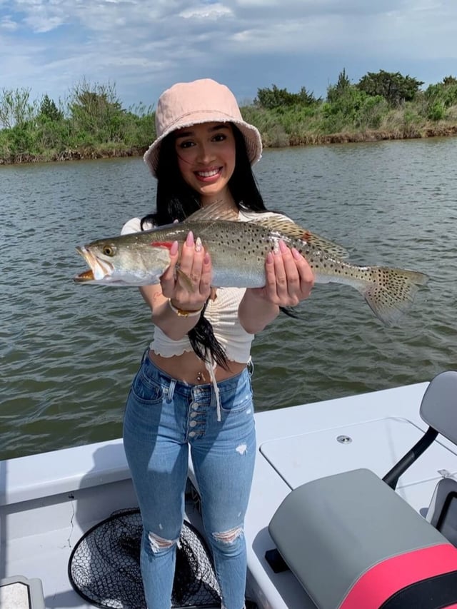 Speckled Trout Fishing in Hitchcock, Texas