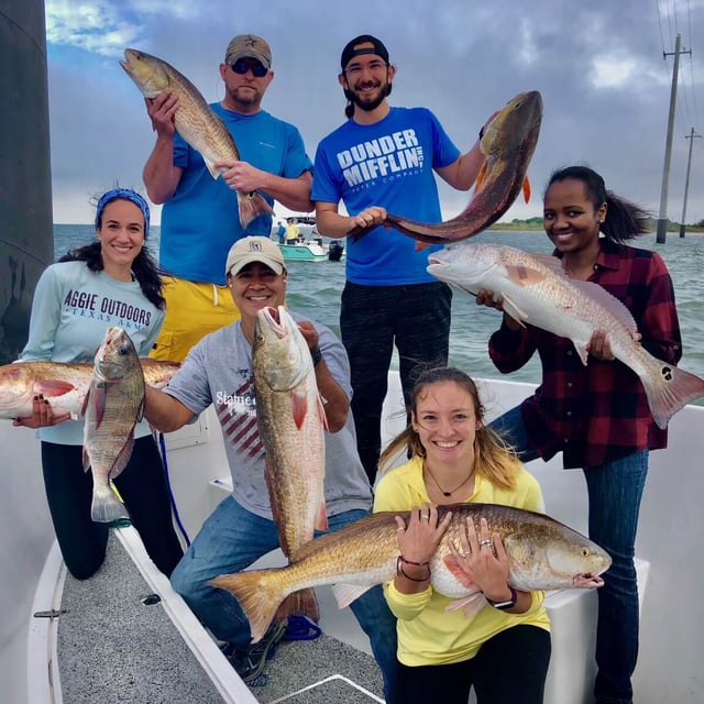 Black Drum, Redfish Fishing in Galveston, Texas