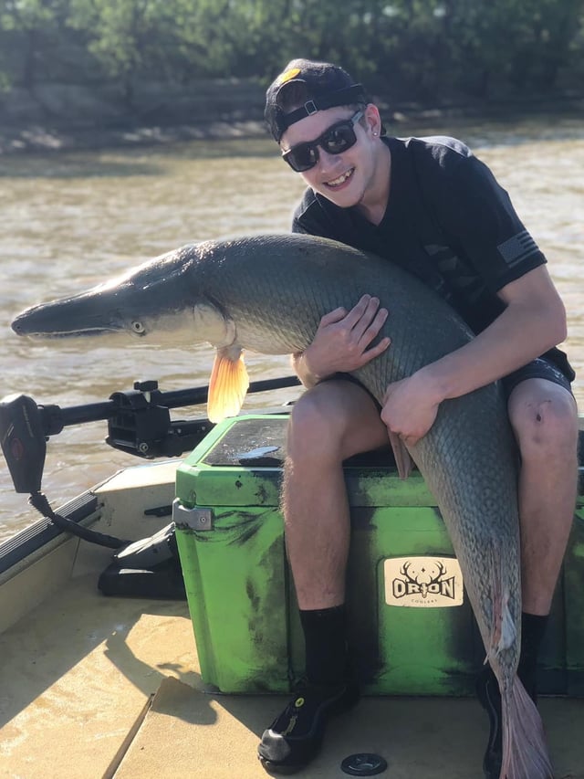 Alligator Gar Fishing in Huntsville, Texas