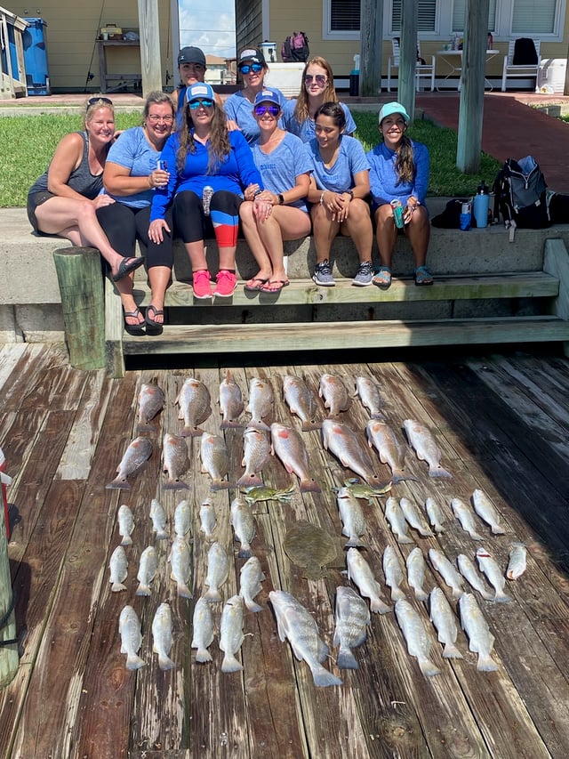 Black Drum, Redfish, Speckled Trout Fishing in Port O'Connor, Texas