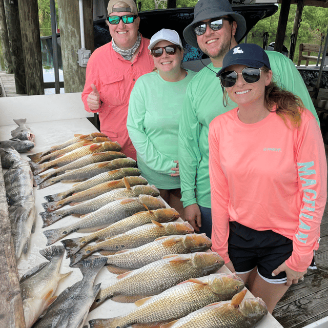 Black Drum, Redfish Fishing in Saint Bernard, Louisiana