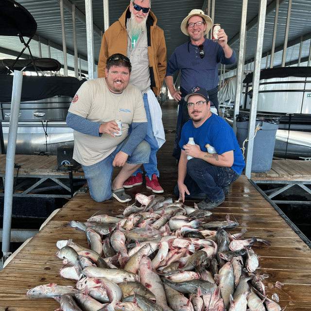 Blue Catfish Fishing in Montgomery, Texas