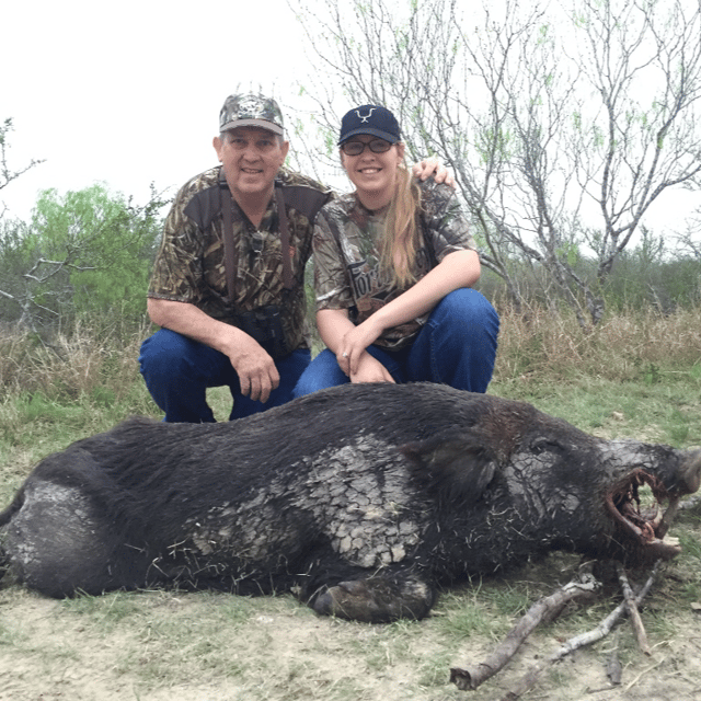 Hog Hunting in Carrizo Springs, Texas