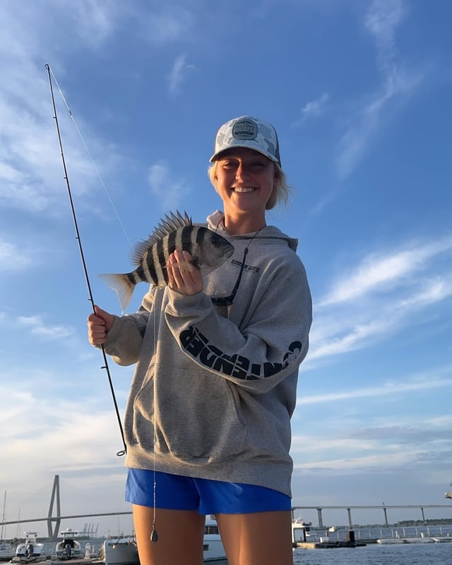 Sheepshead Fishing in Mount Pleasant, South Carolina