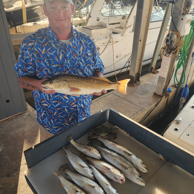 Redfish, Speckled Trout Fishing in Galveston, Texas