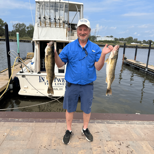 Walleye Fishing in Grand River, Ohio