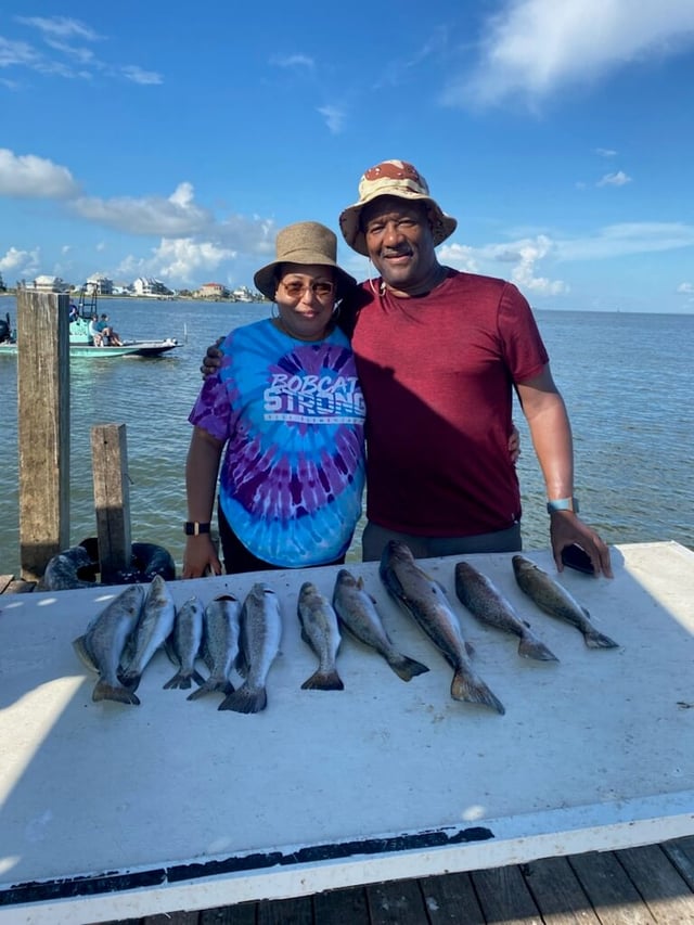 Speckled Trout Fishing in Galveston, Texas